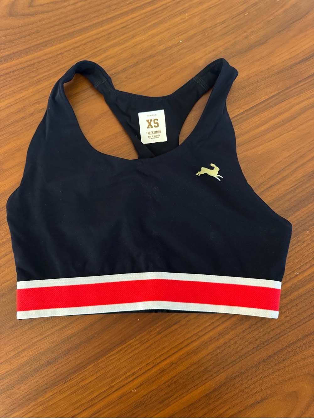 NWOT Tracksmith Run Bra in Black
